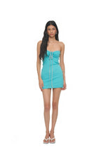 TUBE MINI DRESS (AQUA)