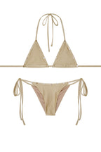 MOTHER OF PEARL GLITTER BIKINI (GOLD)