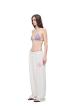 TWIN ZODIAC WAFFLE PANTS (WHITE)