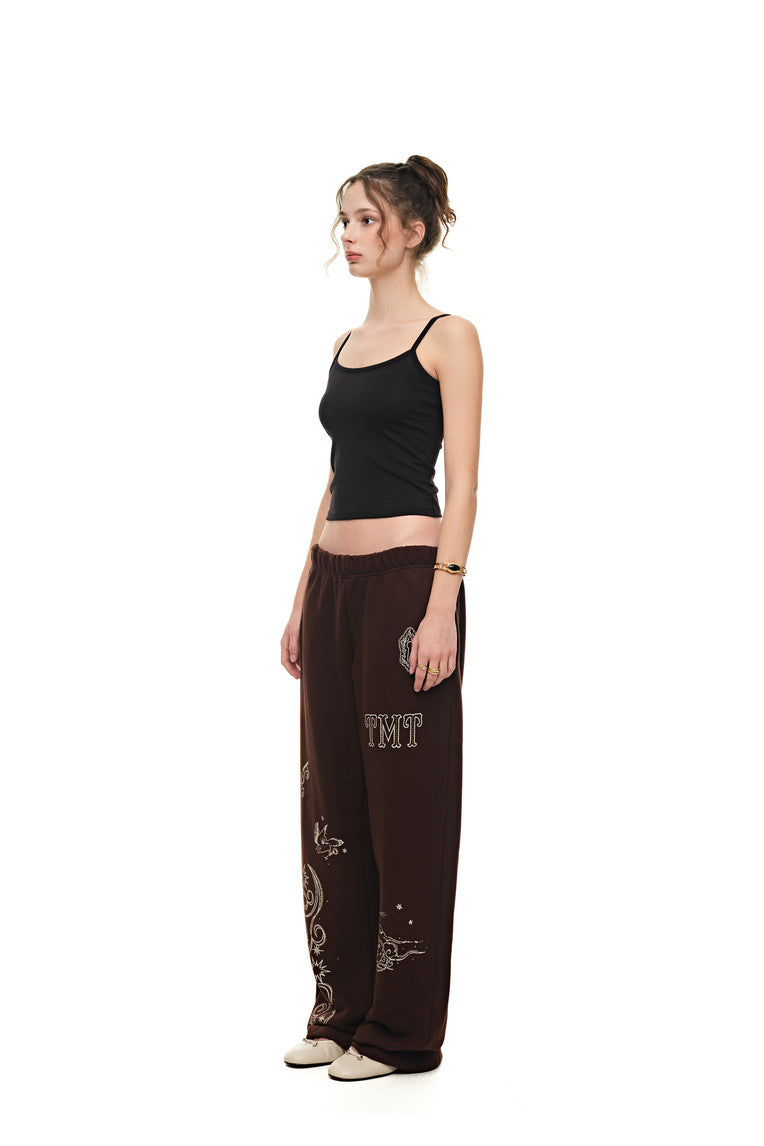 ORNAMENT 03 SWEATPANTS (BROWN) - 3