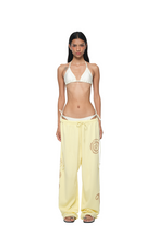 SUN DISC WAFFLE PANTS (LEMON)