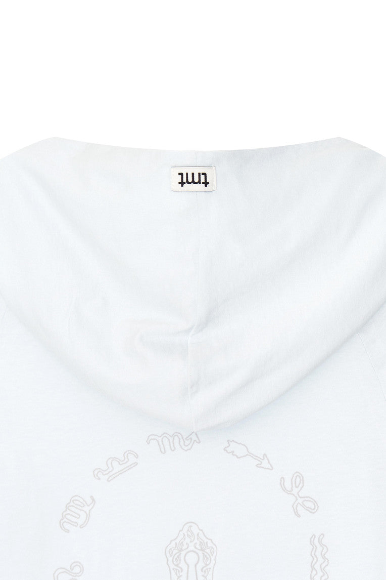 SHEER SLIM-FIT HOODIE (LIGHT BLUE)