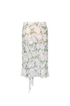 ROSE FLAIR MIDI SKIRT (WHITE)