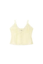 LACE SLIP SLEEVELESS TOP (YELLOW)