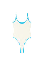 DEEP ROUND NECK LACE BODYSUIT (IVORY)