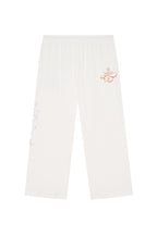 TWIN ZODIAC WAFFLE PANTS (WHITE)