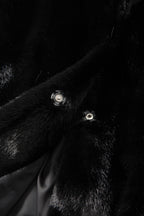 FAUX FUR LONG COAT (BLACK) - 10