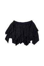 JERSEY CANCAN MINI SKIRT PANTS (BLACK)