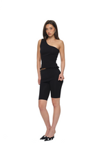 FOLDOVER CAPRI PANTS (BLACK)