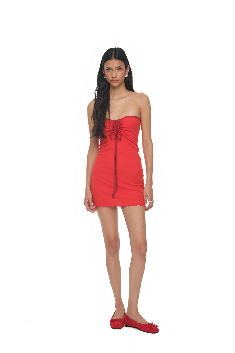 TUBE MINI DRESS (RED)