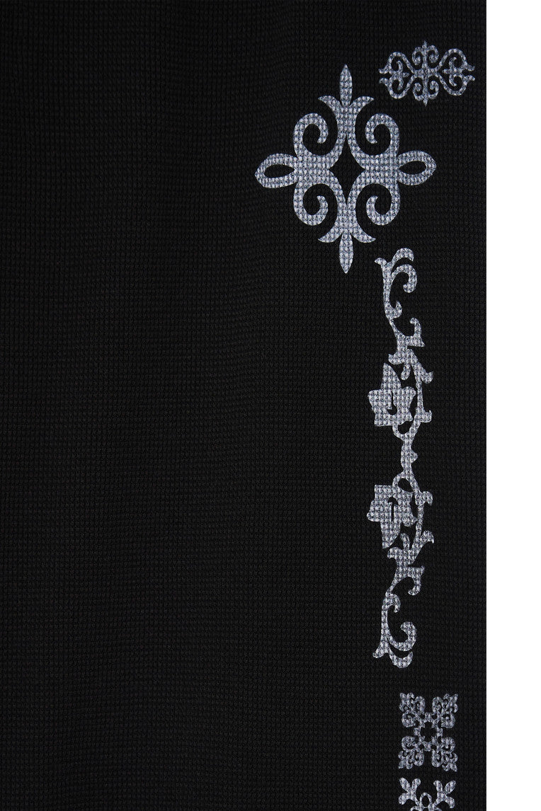 LEO WAFFLE PANTS (BLACK)