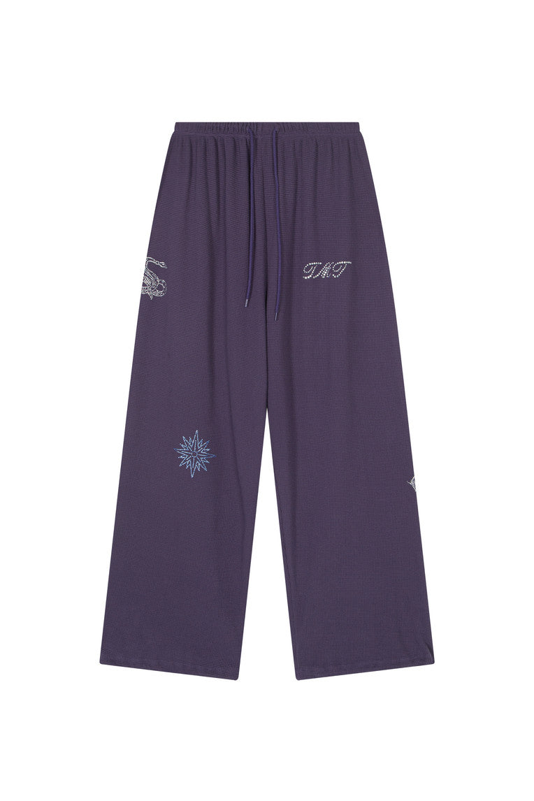 ZODIAC 02 HOTFIX WAFFLE PANTS (PURPLE) - 11