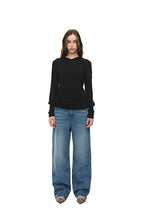 SHEER SLIM-FIT HOODIE (BLACK)