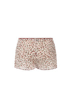 FLORAL MICRO SHORTS (IVORY)