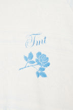 ORNAMENT 02 WAFFLE OVERSIZED LONG SLEEVE T-SHIRT (WHITE)