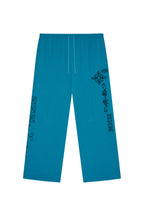 LEO WAFFLE PANTS (TEAL)