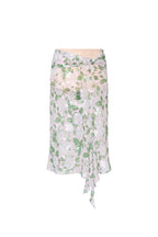 ROSE FLAIR MIDI SKIRT (WHITE)