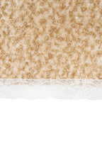 LACE POINT SPARKLE MIDI SKIRT (BEIGE)