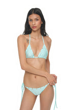 MOTHER OF PEARL GLITTER BIKINI (LIGHT BLUE)