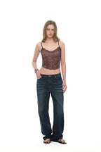 LOW RISE LOOSE-FIT JEANS (DARK BLUE)