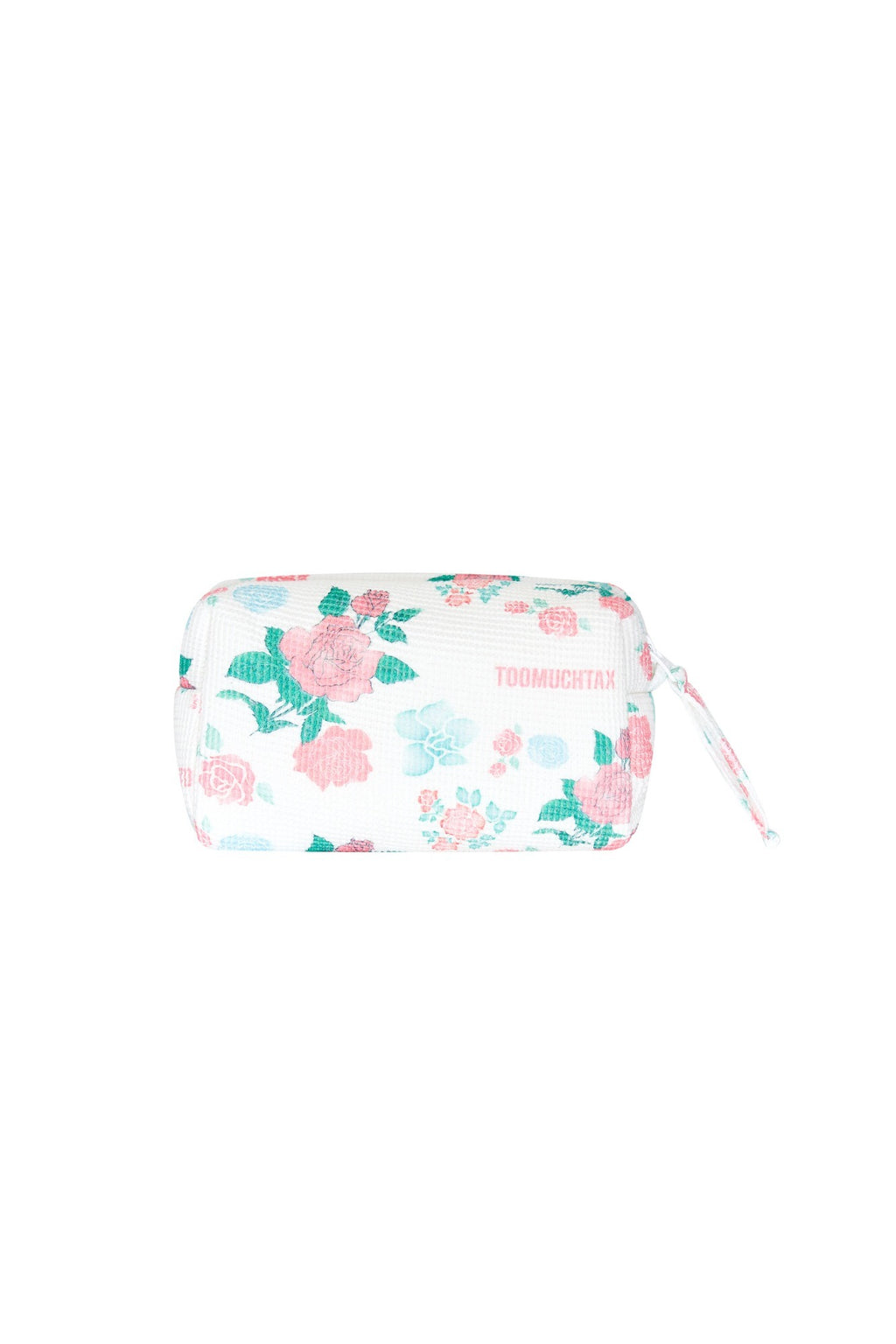 ROSE STENCIL WAFFLE POUCH (SMALL)