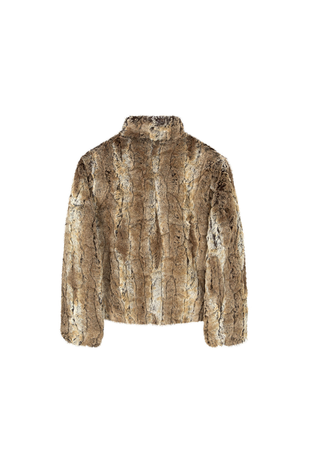 REGULAR FIT FUR JACKET (QUILTED YELLOW) - 10