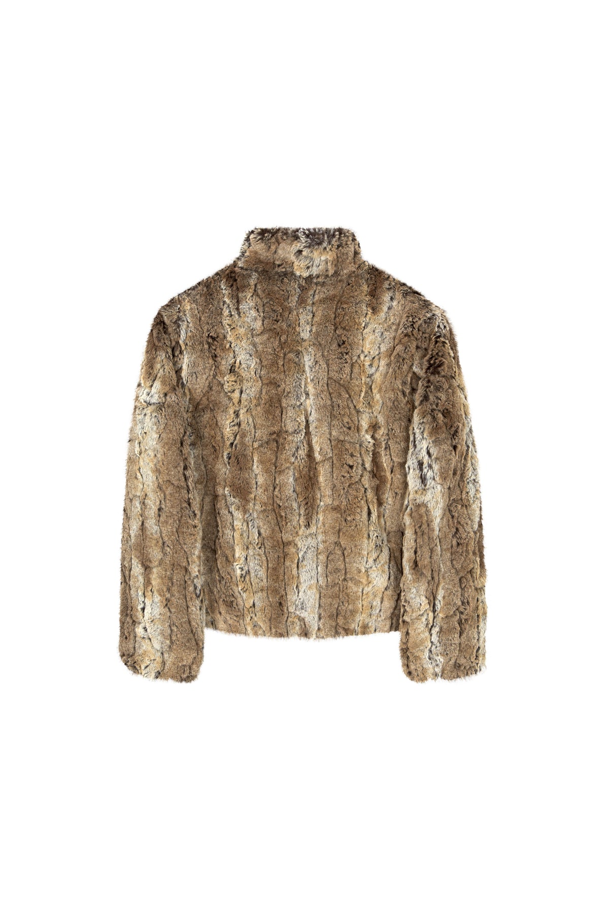REGULAR FIT FUR JACKET (QUILTED YELLOW) - 10