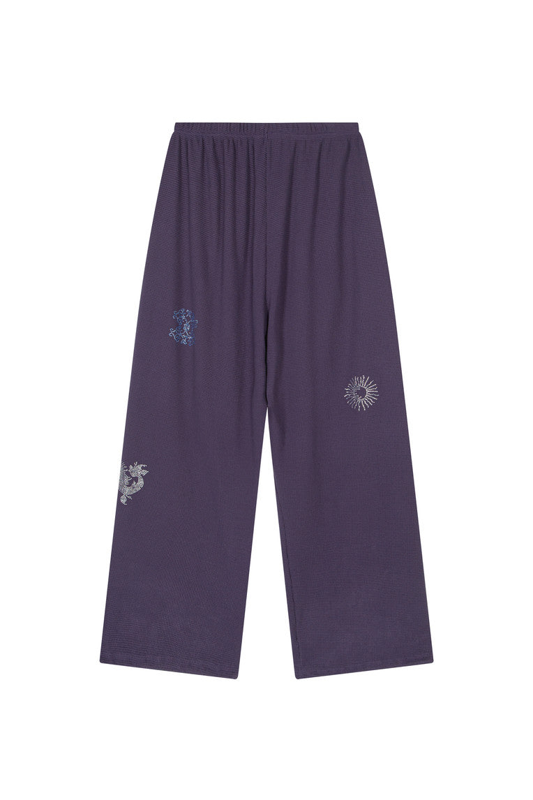 ZODIAC 02 HOTFIX WAFFLE PANTS (PURPLE) - 12