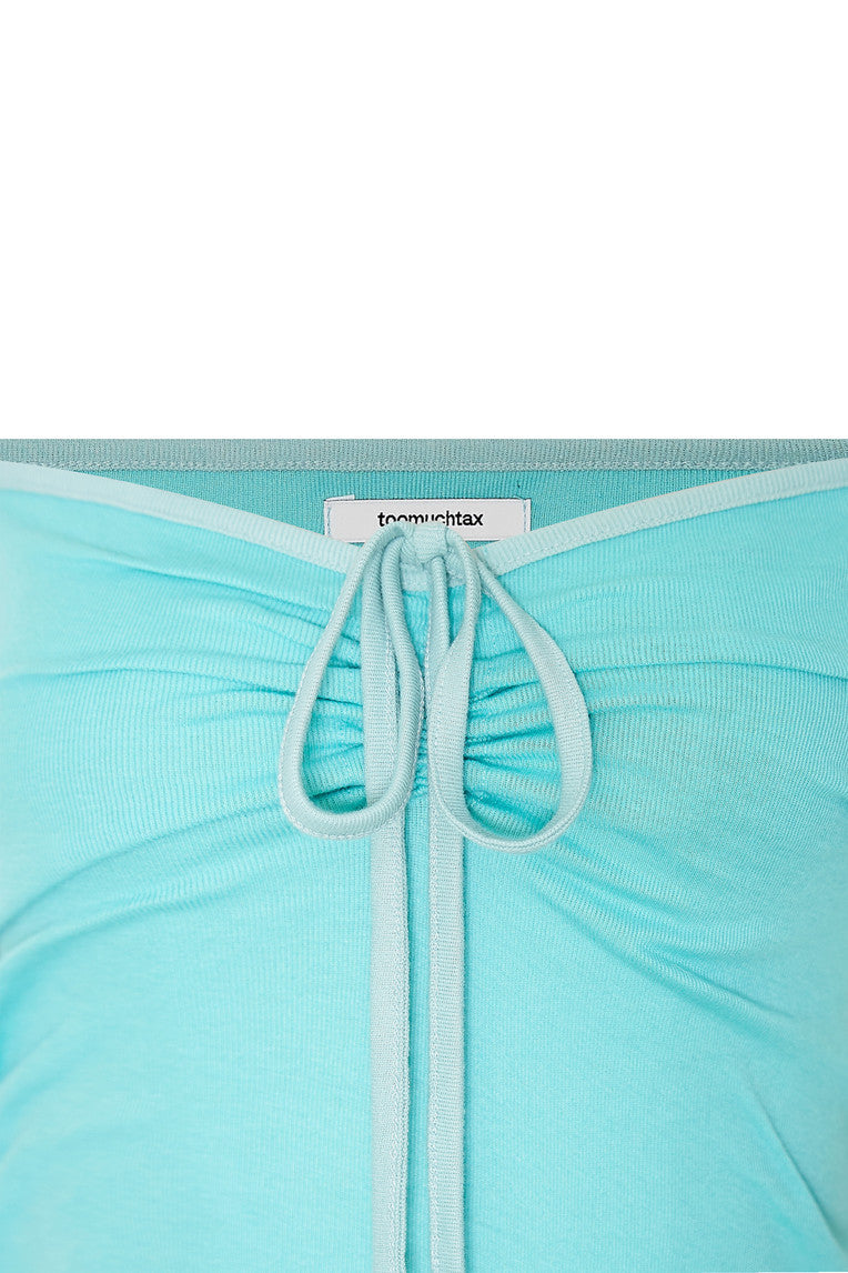TUBE MINI DRESS (AQUA)