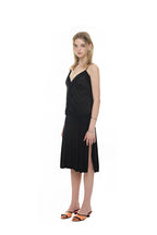 LACE SLIP SLEEVELESS TOP (BLACK)