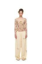 ZODIAC 02 HOTFIX WAFFLE PANTS (CREAM) - 2