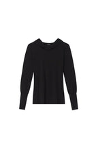 SHEER SLIM-FIT HOODIE (BLACK)