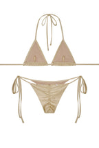 MOTHER OF PEARL GLITTER BIKINI (GOLD)