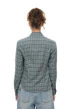 PLAID SLIM-FIT SHIRT (GREEN)