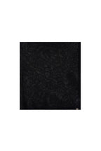 SHEER LINEN KNIT SHAWL (BLACK)