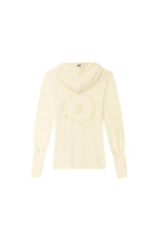 SHEER SLIM-FIT HOODIE (IVORY)