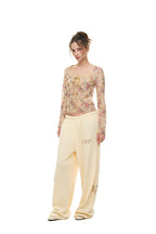 ZODIAC 02 HOTFIX WAFFLE PANTS (CREAM) - 5