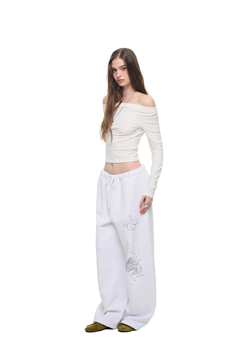 ORNAMENT 02 SWEATPANTS (WHITE)