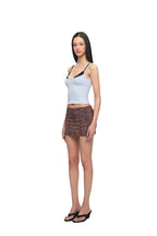 BRA-LAYERED SLEEVELESS TOP (LACE/LIGHT BLUE)