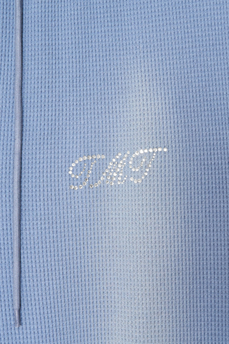ZODIAC HOTFIX WAFFLE PANTS (WASHED BLUE)