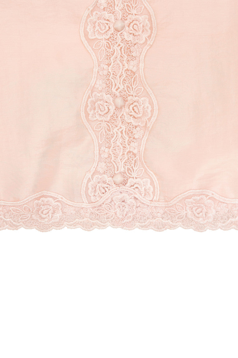 LACE SLIP SLEEVELESS TOP (LIGHT PINK)