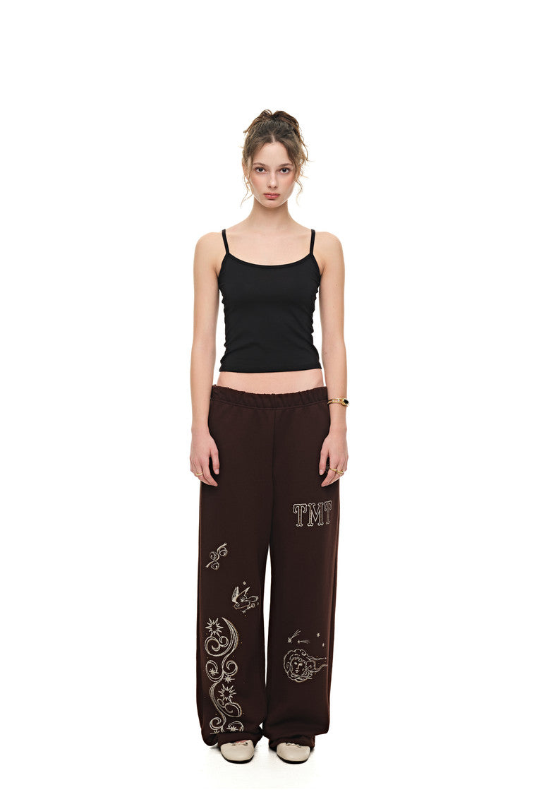 ORNAMENT 03 SWEATPANTS (BROWN) - 2