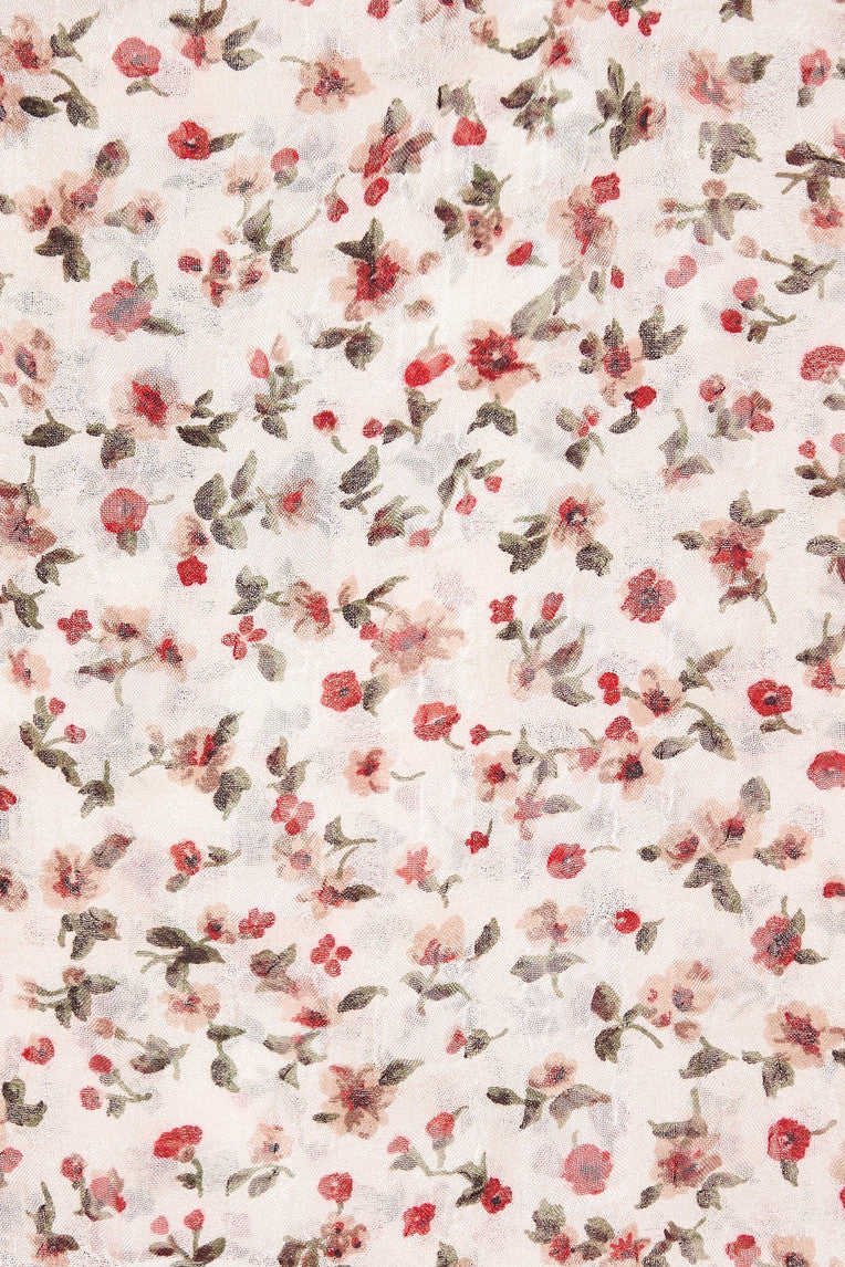 FLORAL HALTER TANK TOP (IVORY)