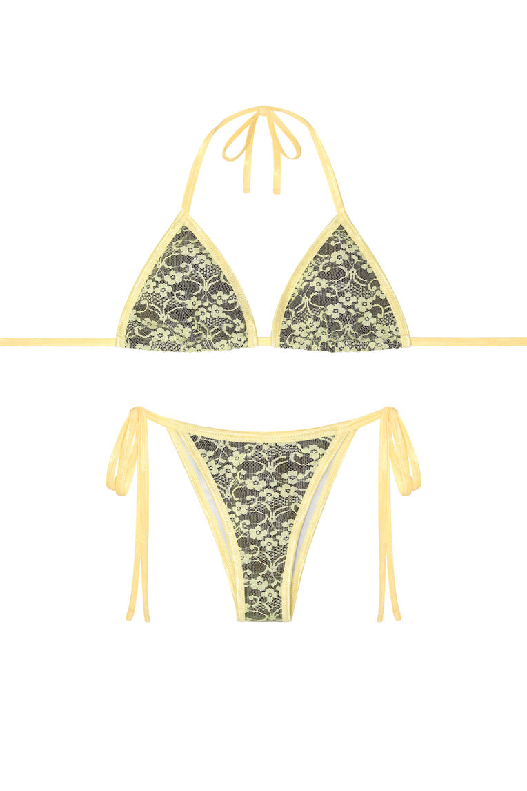 LACE 03 BIKINI (YELLOW)