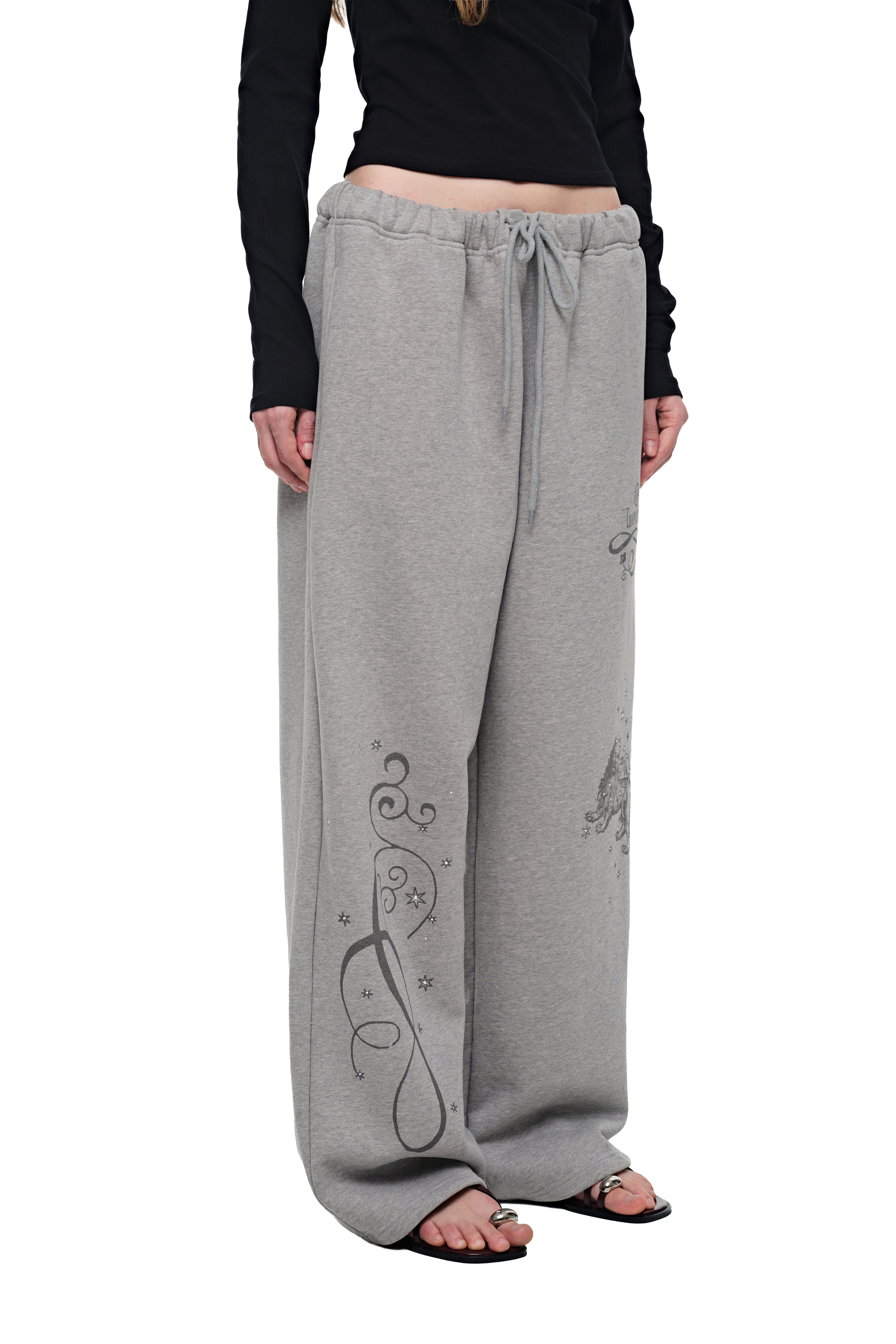 ORNAMENT 02 SWEATPANTS (MELANGE GREY)