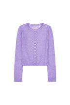 MOHAIR SLIM-FIT CARDIGAN (LAVENDER)