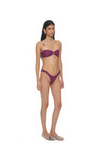 WOOD O-RING BIKINI (PURPLE)