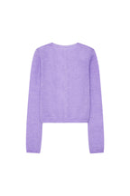 MOHAIR SLIM-FIT CARDIGAN (LAVENDER)