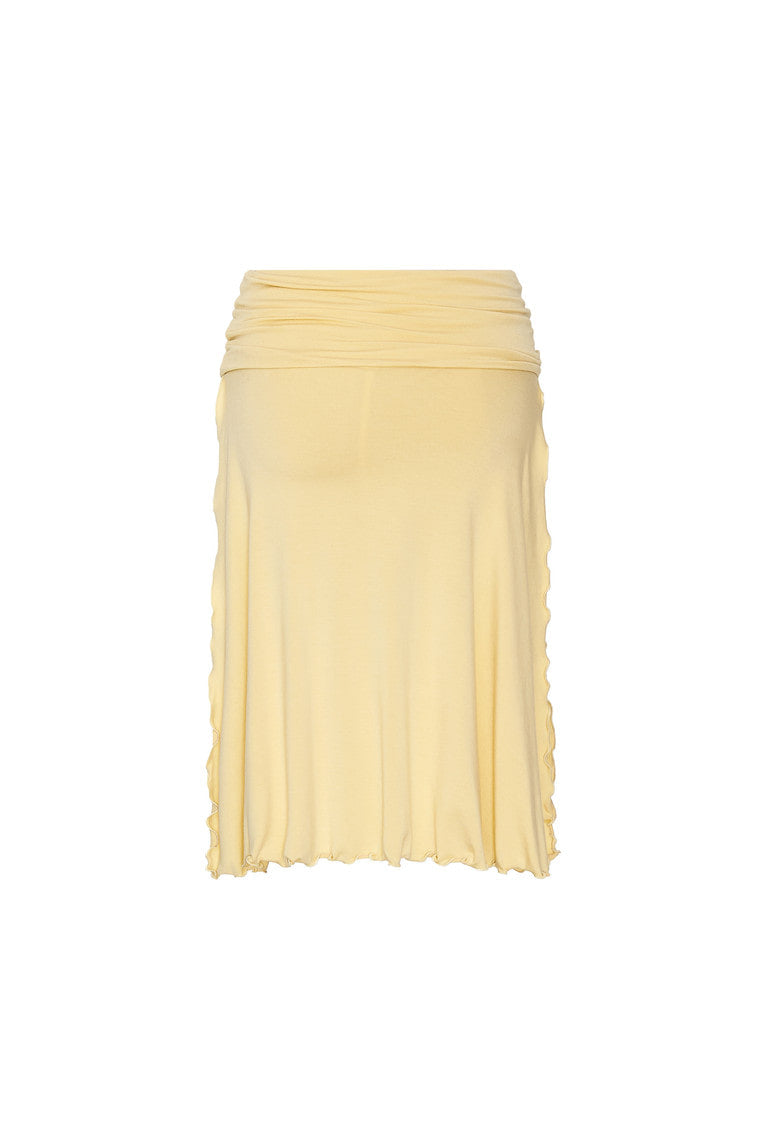 SLIT MIDI SKIRT PANTS (BUTTER)