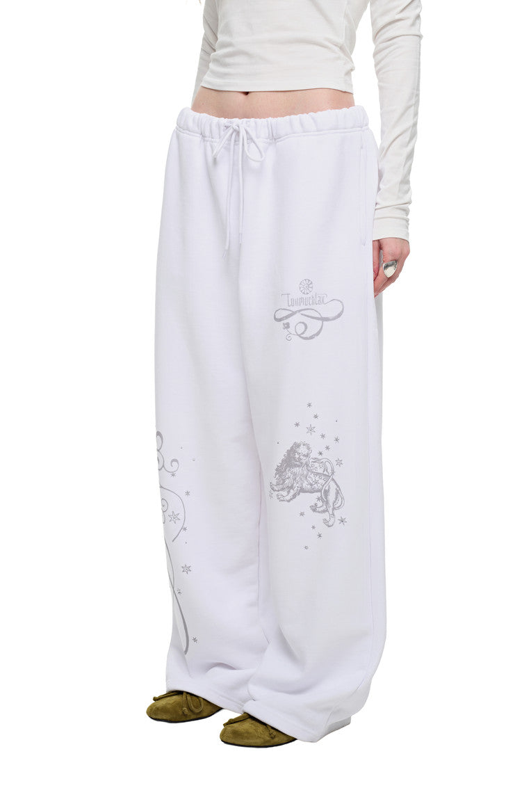 ORNAMENT 02 SWEATPANTS (WHITE)